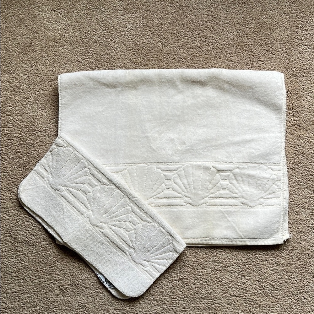 Fieldcrest Hand Towel and Wash Cloth